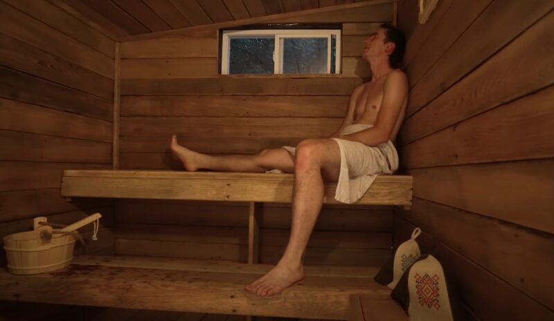 Sauna use when sick