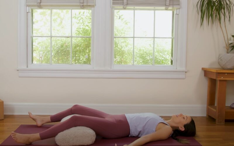 Woman doing yoga