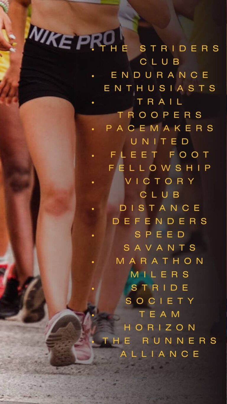 Top 500 Running Team Names for Families, Moms, Kids, and More - Running ...