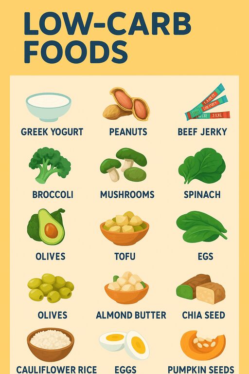 A visual guide to low-carb foods
